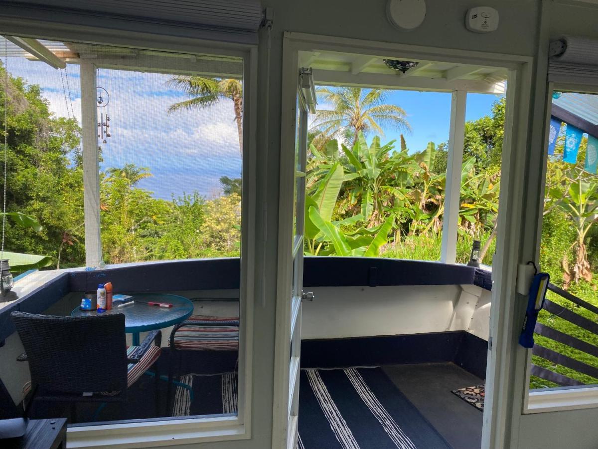 Cozy Jungle Boat Hideaway With Stunning Ocean View Villa Kealakekua Екстериор снимка