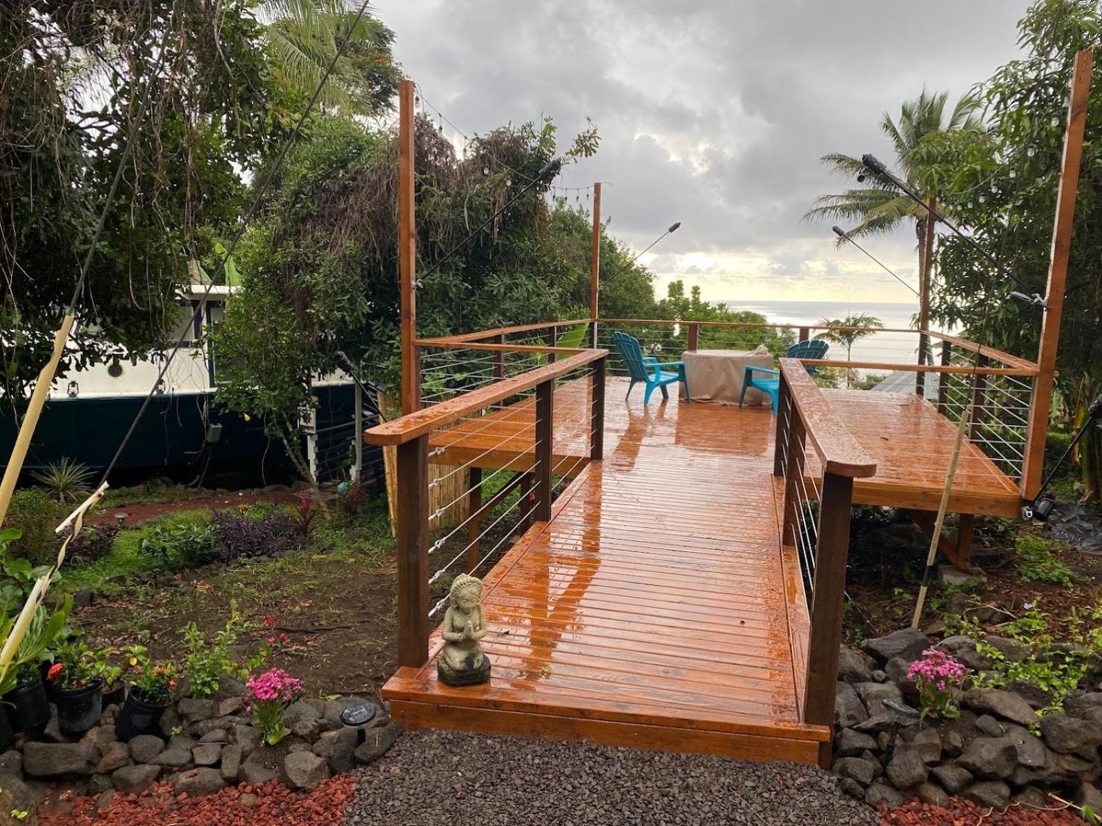 Cozy Jungle Boat Hideaway With Stunning Ocean View Villa Kealakekua Екстериор снимка
